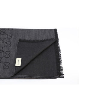 GUCCI grey wool Scarf