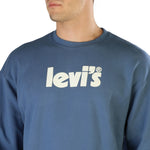 Load image into Gallery viewer, LEVI&#39;S blue cotton Sweatshirt
