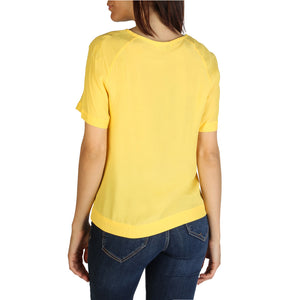 TOMMY HILFIGER yellow viscose T-Shirt