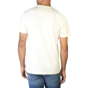 DIESEL DISTURB white cotton T-Shirt