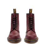 Load image into Gallery viewer, DR. MARTENS burgundy leather Ankle Boots
