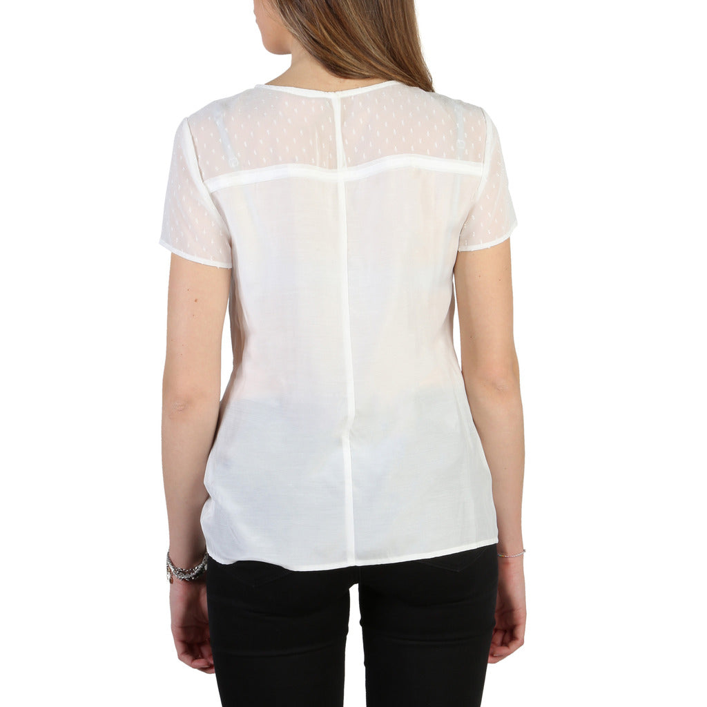 ARMANI JEANS white viscose T-Shirt