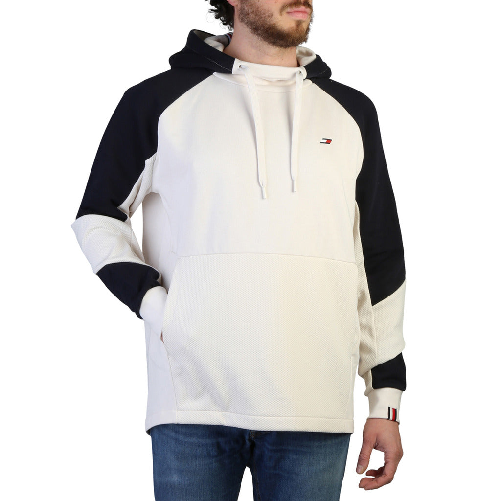 TOMMY HILFIGER white/black cotton Sweatshirt