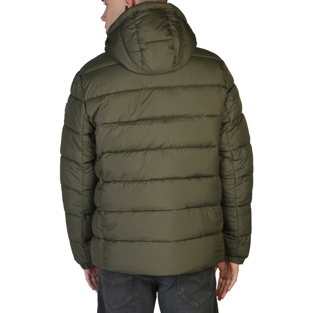 SAVE THE DUCK BORIS green nylon Down Jacket