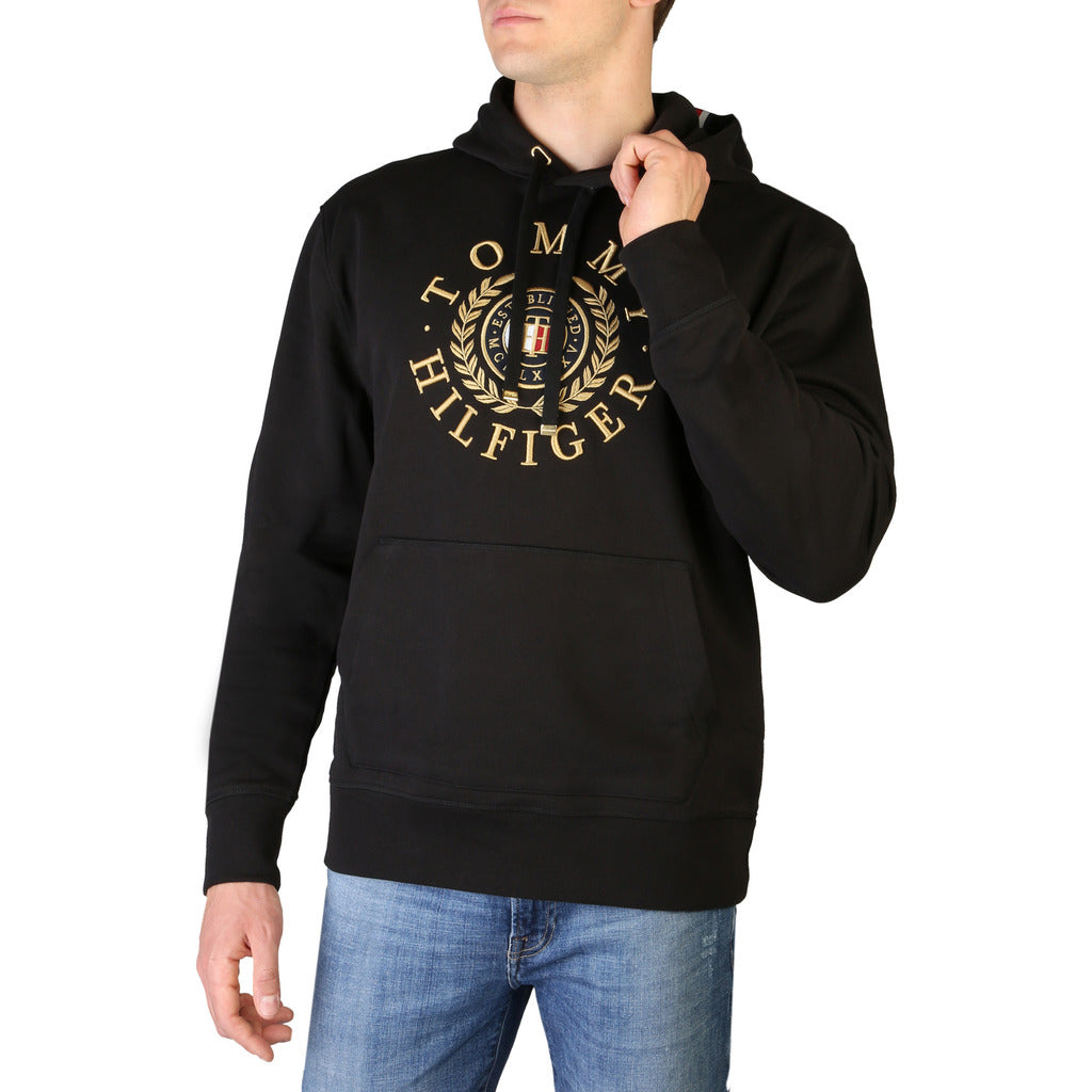 TOMMY HILFIGER black cotton Sweatshirt