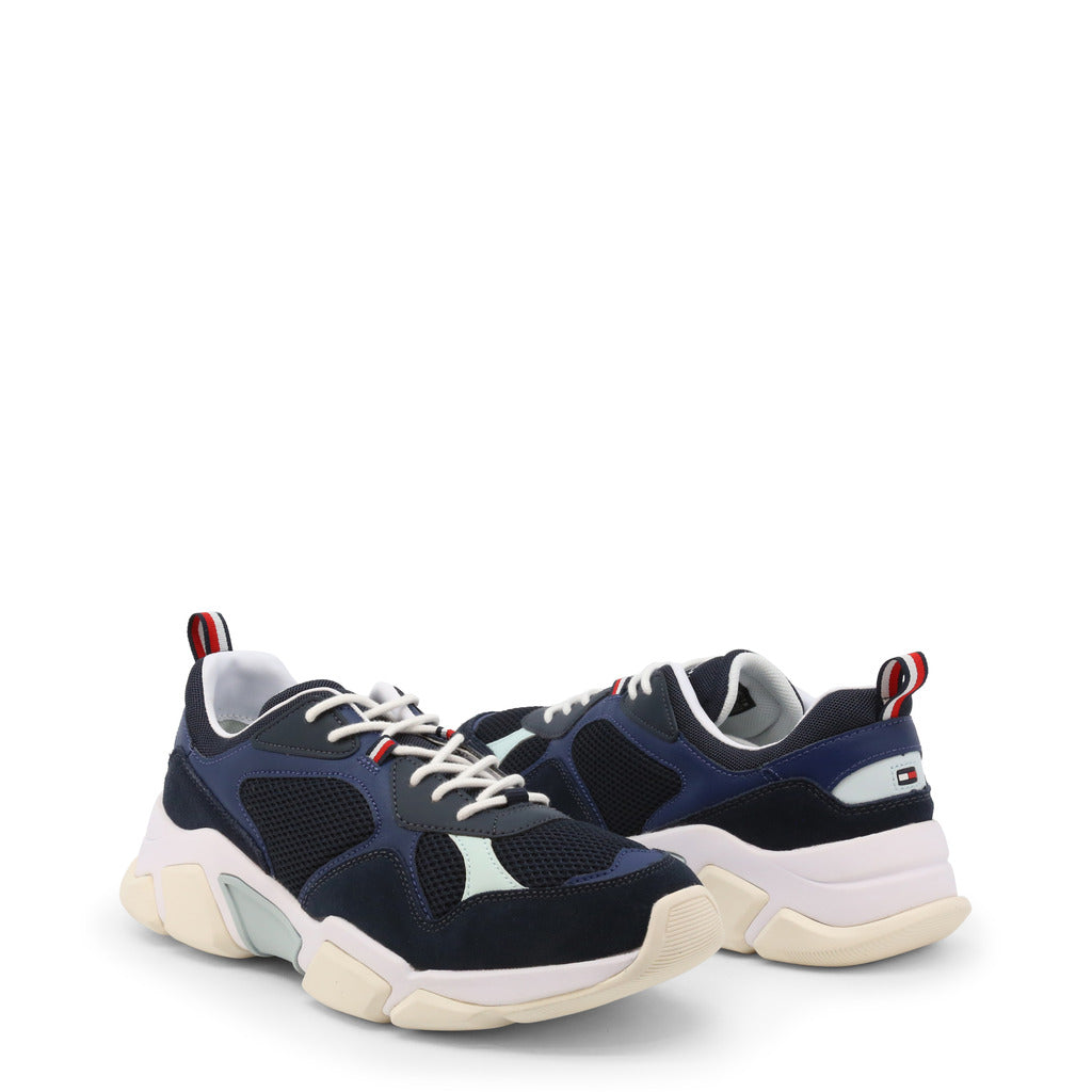 TOMMY HILFIGER blue fabric Sneakers