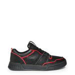 Load image into Gallery viewer, BIKKEMBERGS SCOBY black leather Sneakers
