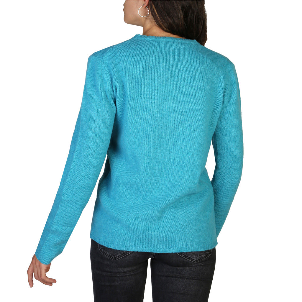 100% CASHMERE light blue cashmere Sweater