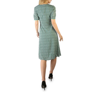 TOMMY HILFIGER green viscose Dress