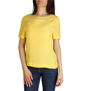 TOMMY HILFIGER yellow viscose T-Shirt