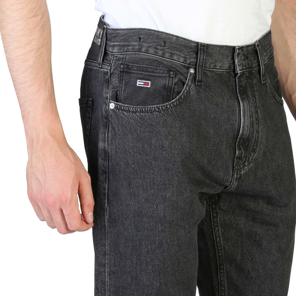 TOMMY HILFIGER black cotton Jeans
