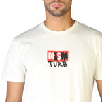 Load image into Gallery viewer, DIESEL DISTURB white cotton T-Shirt
