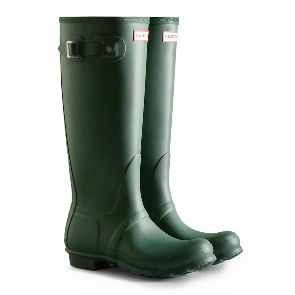 HUNTER green rubber Boots