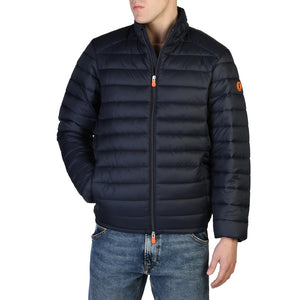 SAVE THE DUCK ALEXANDER blue nylon Down Jacket