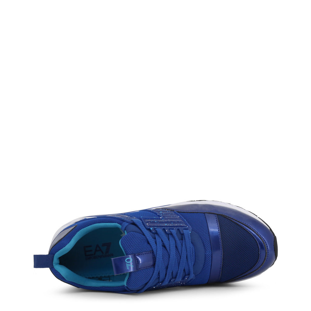 EA7 blue fabric Sneakers