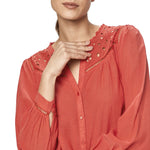 Load image into Gallery viewer, PEPE JEANS CARINA red viscose Shirt
