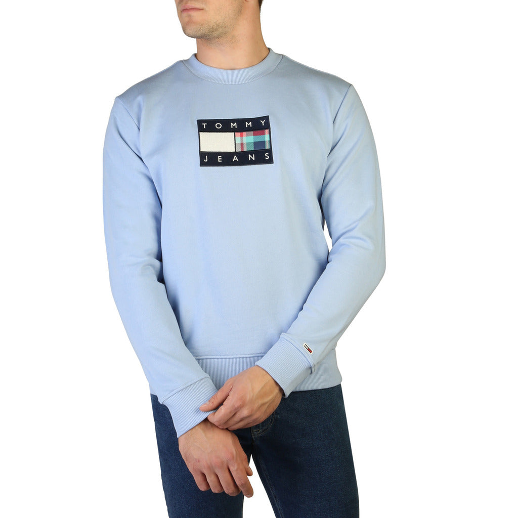 TOMMY HILFIGER light blue cotton Sweatshirt