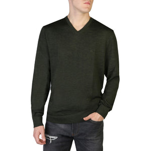 CALVIN KLEIN green wool Sweater