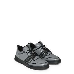 BIKKEMBERGS SCOBY grey leather Sneakers