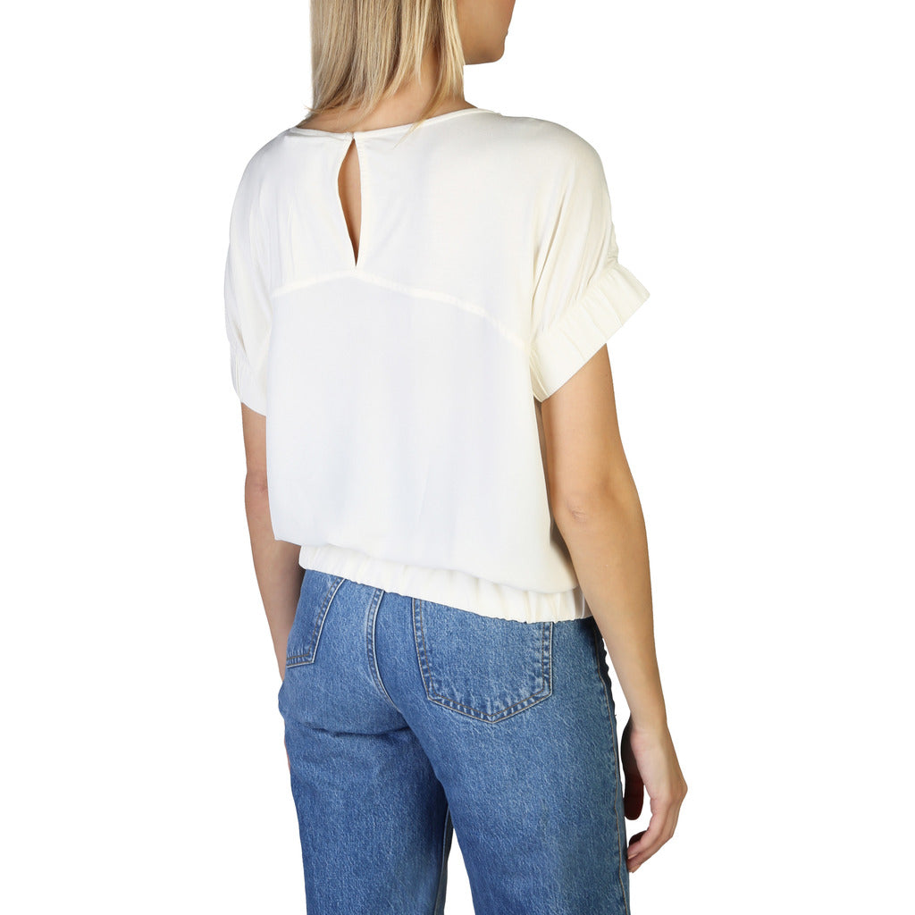 PEPE JEANS MARGOT white polyester Blouse