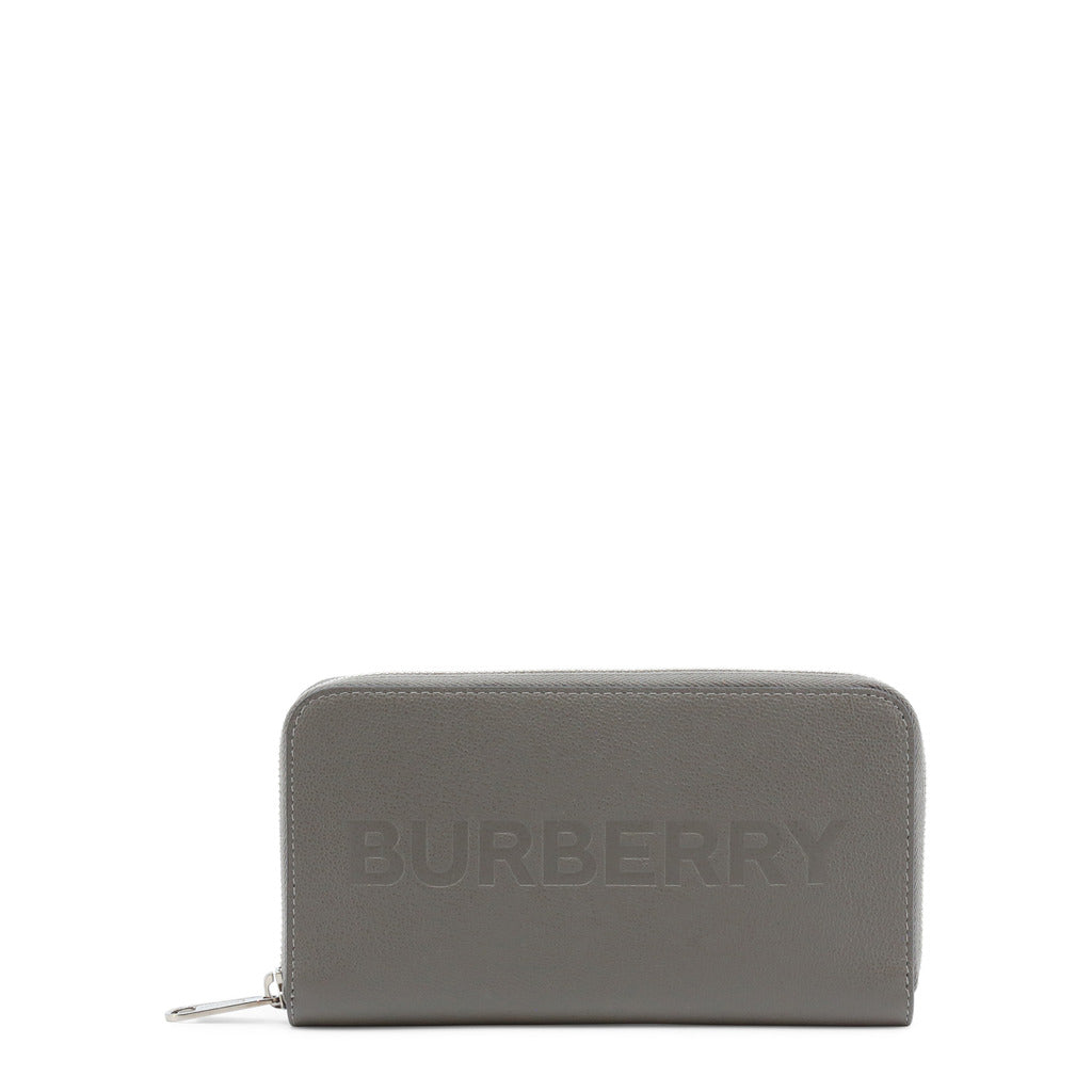 BURBERRY grey leather Wallet