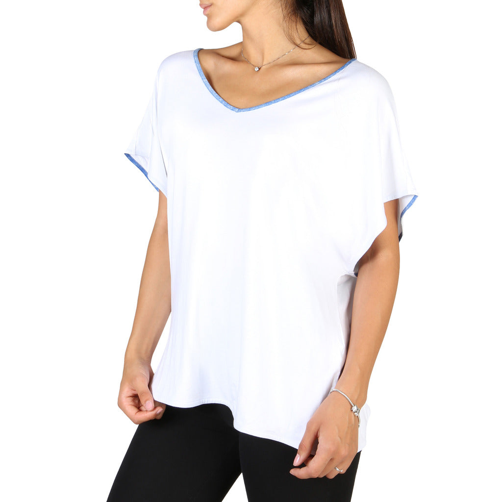 EA7 white viscose T-Shirt