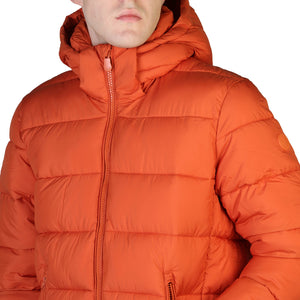 SAVE THE DUCK BORIS orange nylon Down Jacket