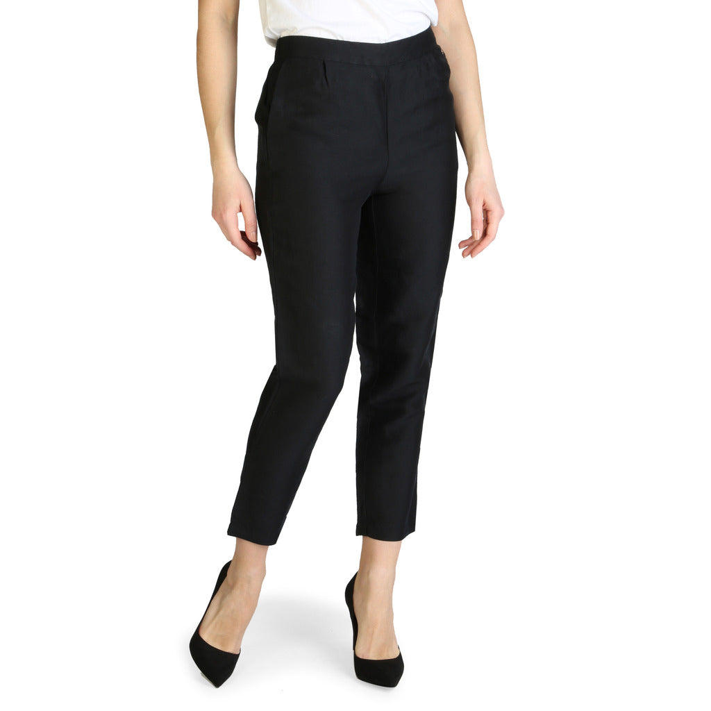 ARMANI EXCHANGE black linen Pants