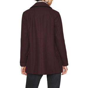 PEPE JEANS burgundy polyester Blazer