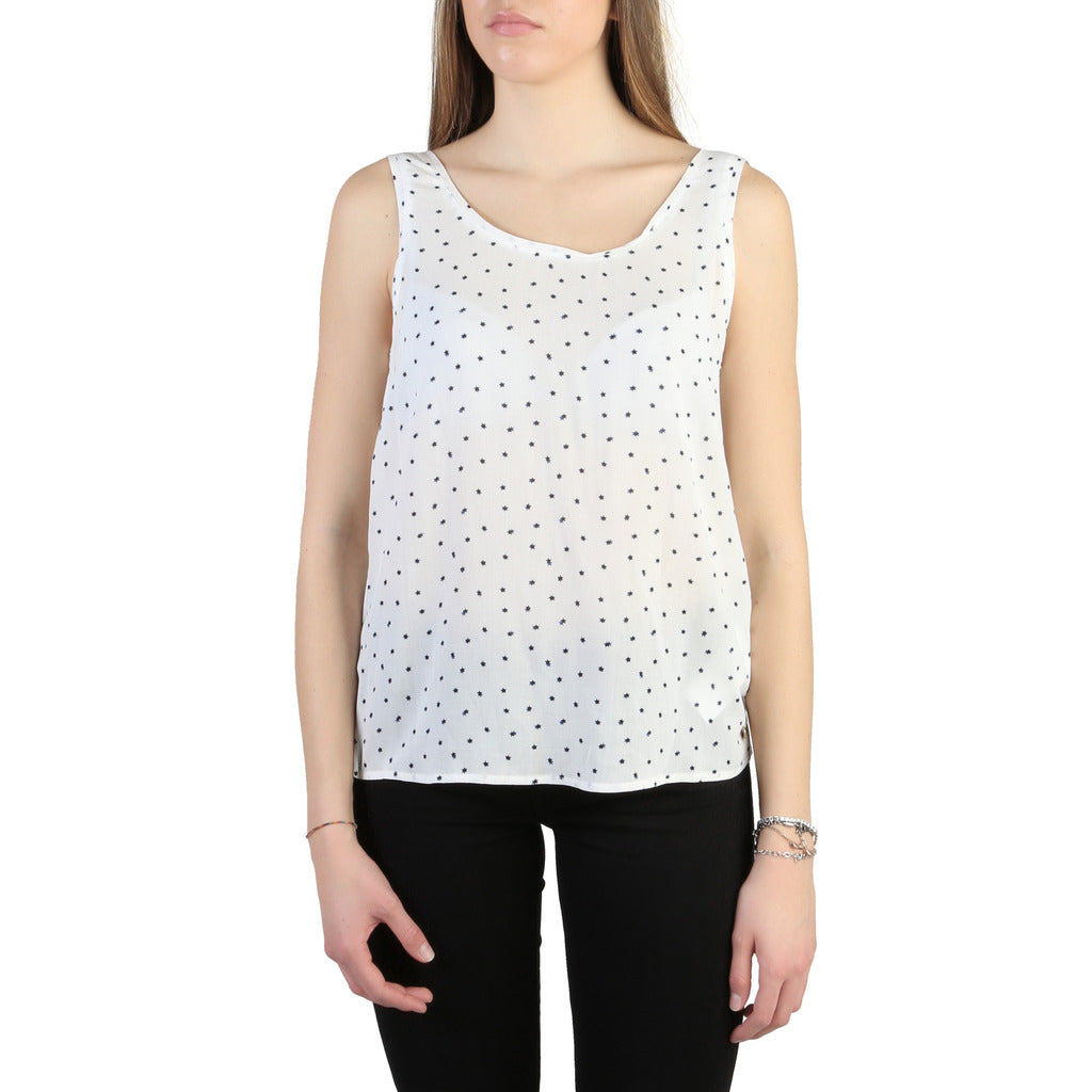 ARMANI JEANS white viscose Top