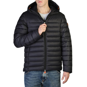 SAVE THE DUCK ROMAN black nylon Down Jacket