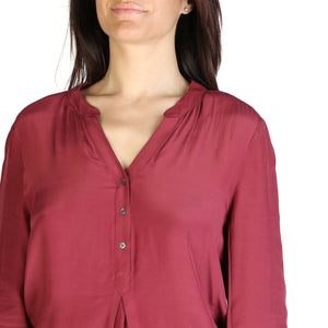 TOMMY HILFIGER burgundy viscose Shirt