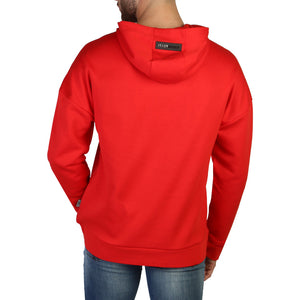 PLEIN SPORT red cotton Sweatshirt