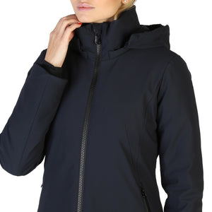 SAVE THE DUCK LILA blue nylon Outerwear Jacket