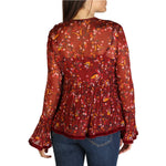 Load image into Gallery viewer, TOMMY HILFIGER burgundy viscose Blouse
