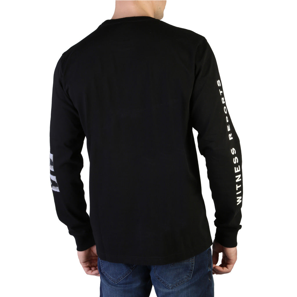 DIESEL T JUST J3 black cotton Sweater