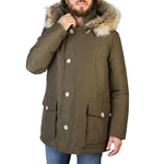 Load image into Gallery viewer, WOOLRICH ARCTIC military green cotton Parka
