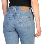 Load image into Gallery viewer, LEVIS CROP light blue cotton Jeans
