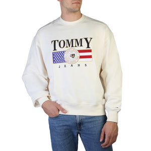TOMMY HILFIGER white cotton Sweatshirt