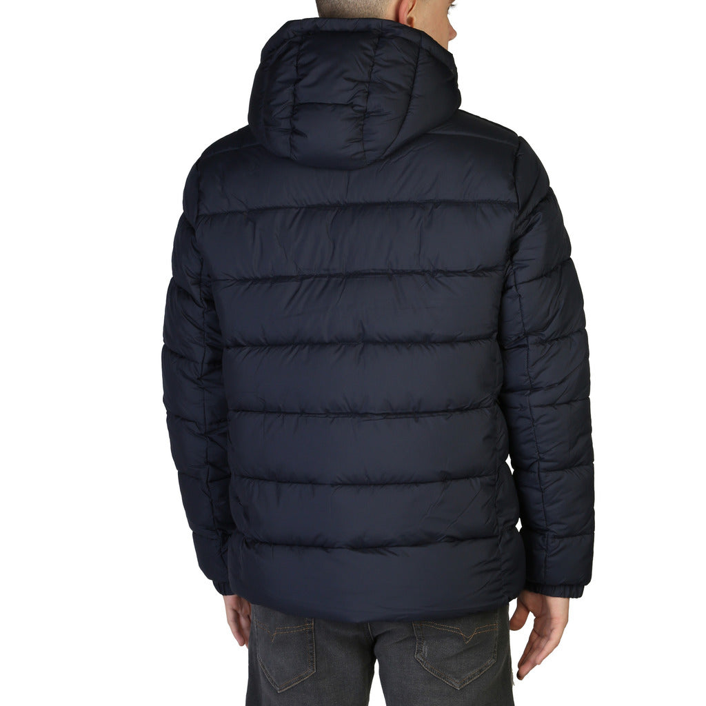 SAVE THE DUCK BORIS blue nylon Down Jacket