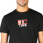 Load image into Gallery viewer, DIESEL DISTURB black cotton T-Shirt
