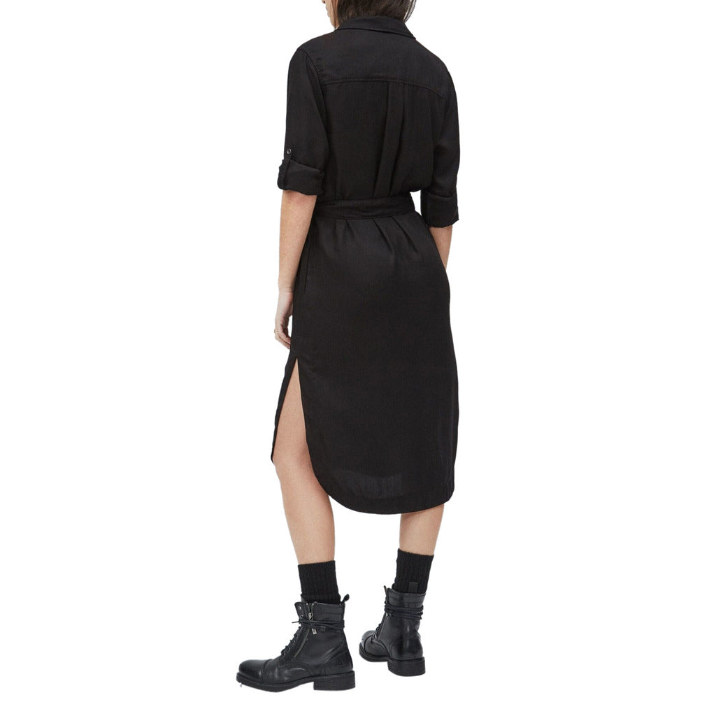 PEPE JEANS EDAN black polyester Dress