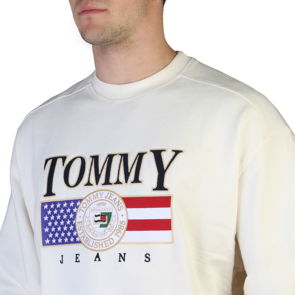 TOMMY HILFIGER white cotton Sweatshirt