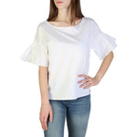 Load image into Gallery viewer, ARMANI EXCHANGE white cotton Blouse

