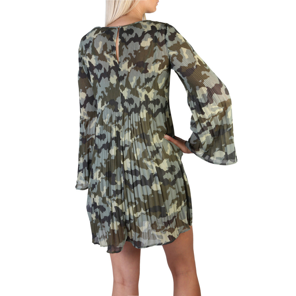 PEPE JEANS BRINA camouflage polyester Dress