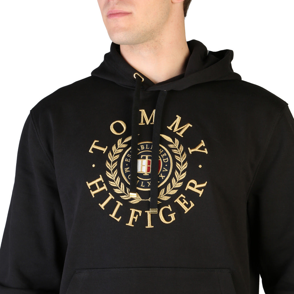 TOMMY HILFIGER black cotton Sweatshirt