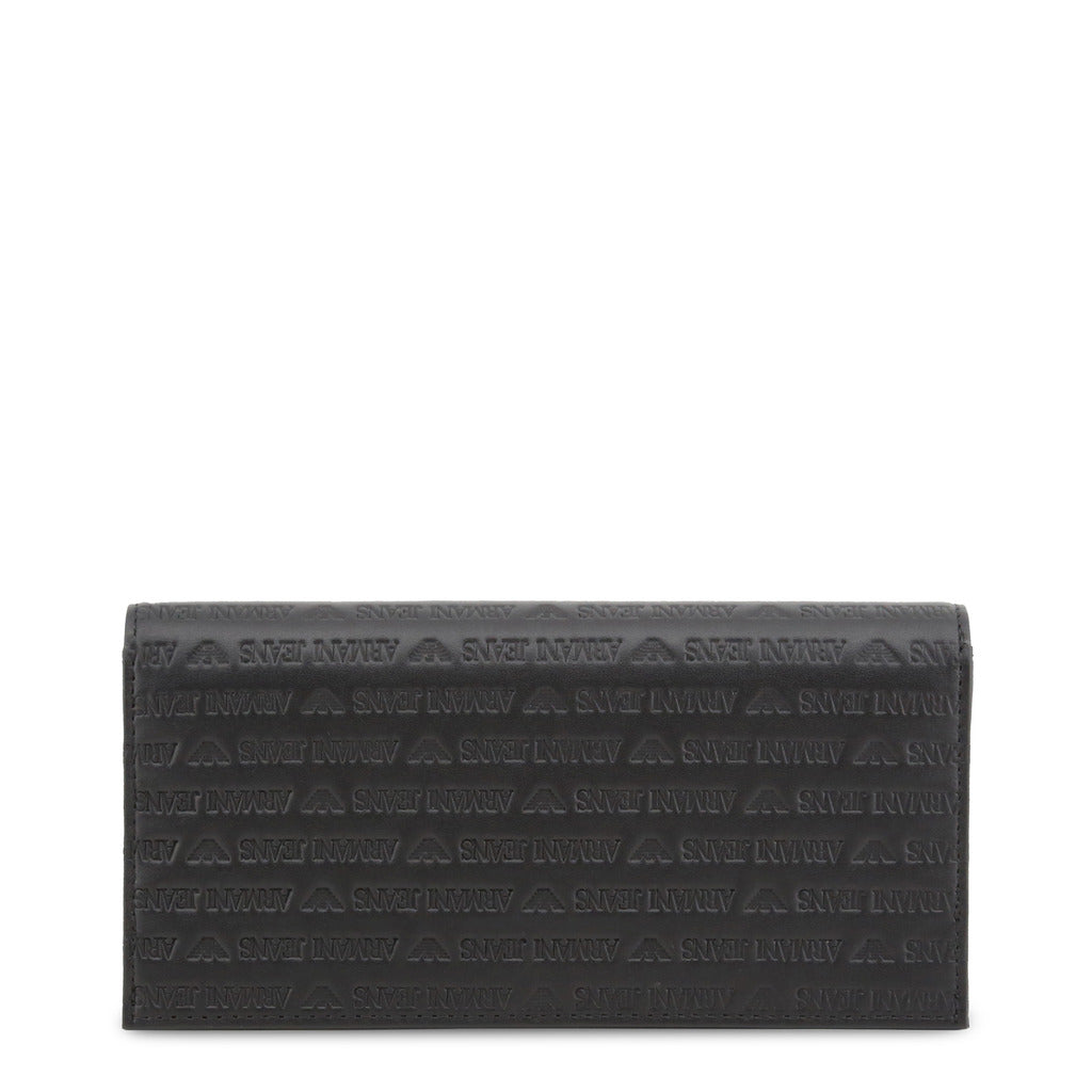 ARMANI JEANS black leather Wallet