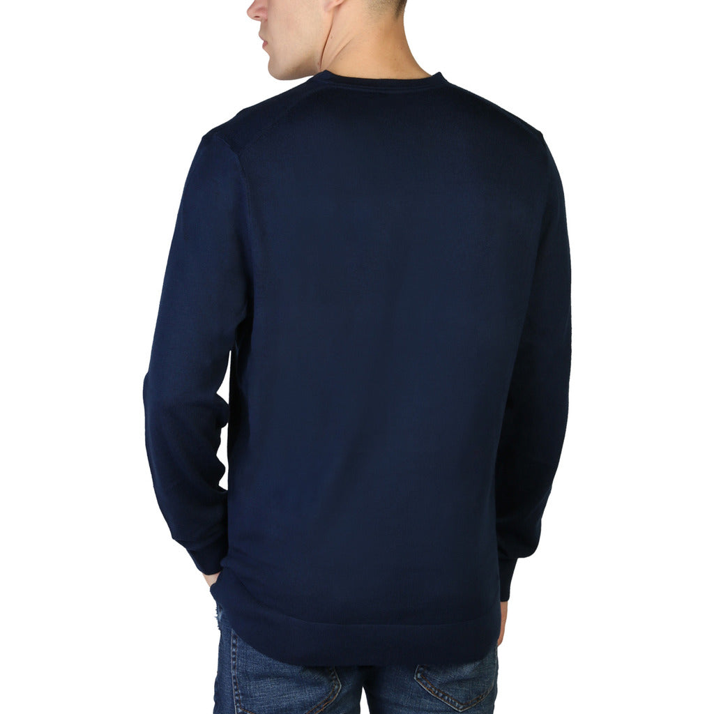 CALVIN KLEIN blue wool Sweater