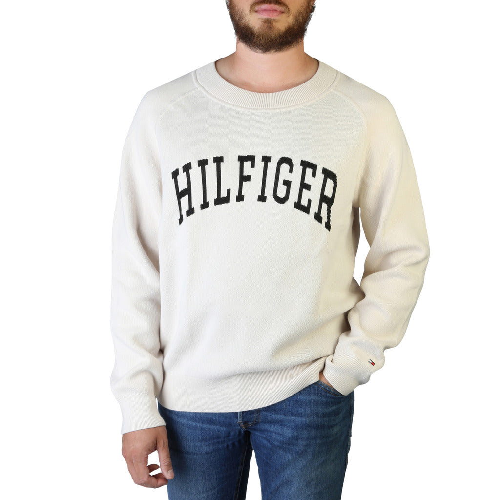 TOMMY HILFIGER white cotton Sweater