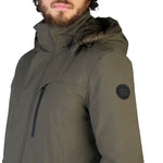 Load image into Gallery viewer, WOOLRICH STRETCH MOUNTAIN military green nylon Outerwear Jacket
